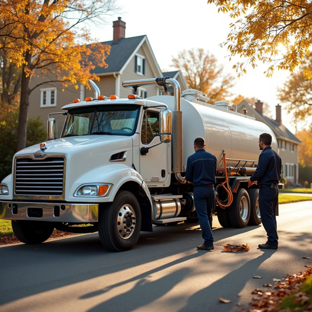 Commercial hydro-jetting truck clearing grease and roots in Cook County