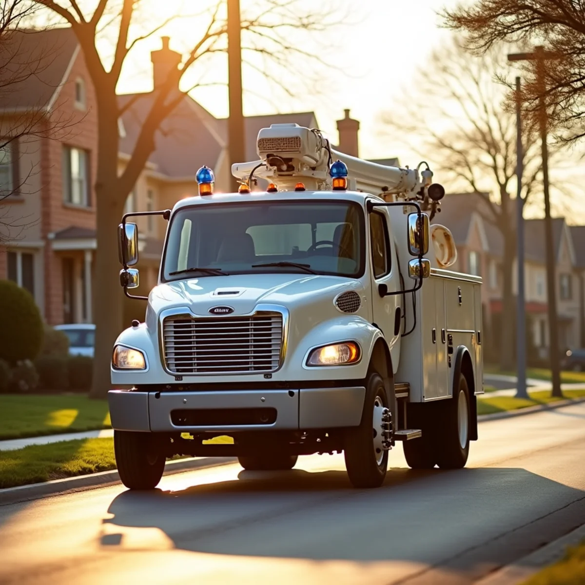 Central Rodding service vehicle responding to plumbing call in Matteson, IL