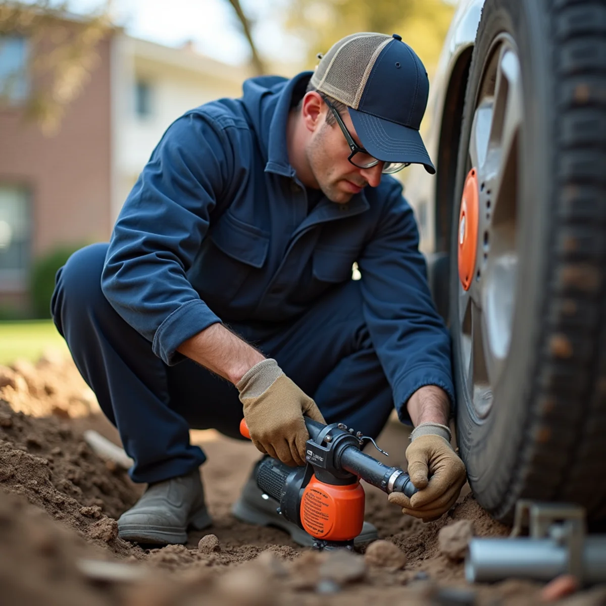 Specialized tools used for Sump Pumps by Central Rodding