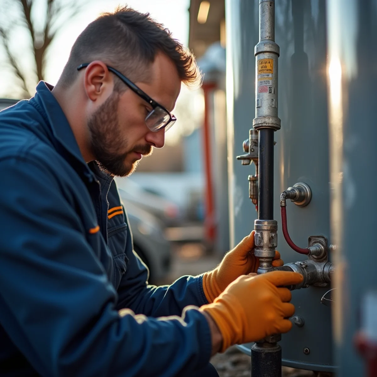 Specialized tools used for Water Heater Repair by Central Rodding