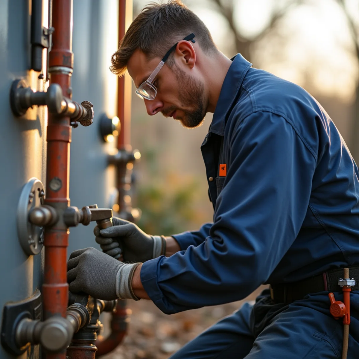 Specialized tools used for Water Heaters by Central Rodding
